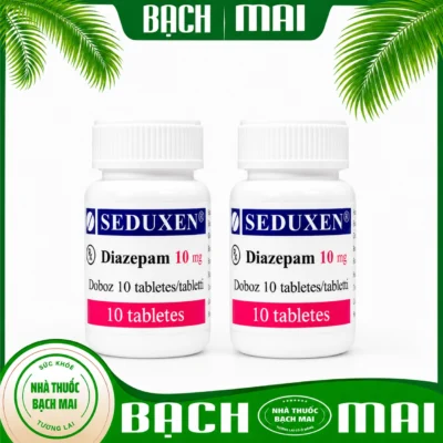 Thuốc Ngủ Seduxen 10mg Nhập Khẩu Chính Hãng Tại Viện Bạch Mai (Lọ 10 Viên)