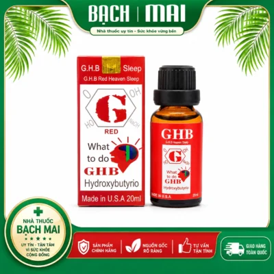 Thuốc Mê GHB RED Nhập Khẩu Chính Hãng Tại Viện Bạch Mai (Dạng Nước)