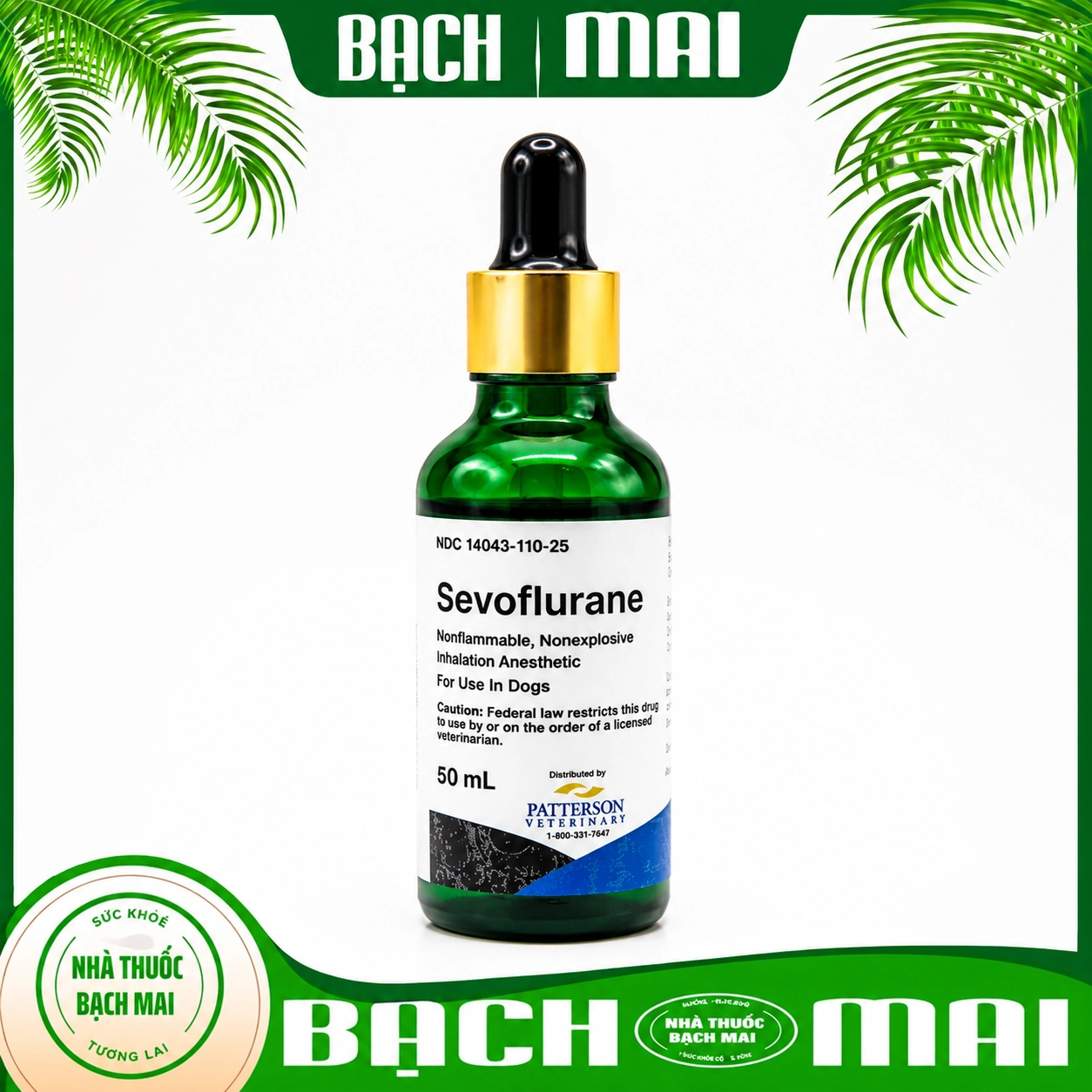 Thuốc Gây Mê Sevofltrurame Nhập Khẩu Chính Hãng Tại Viện Bạch Mai (Dạng Nước)