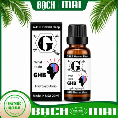 Thuốc Ngủ GHB Black Nhập Khẩu Chính Hãng Tại Viện Bạch Mai (Dạng Nước)