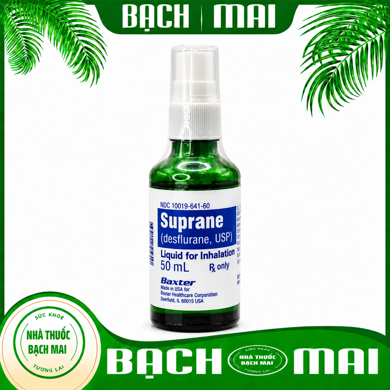 Thuốc Gây Mê Superamen Baxter Nhập Khẩu Chính Hãng Tại Viện Bạch Mai (Dạng Xịt)