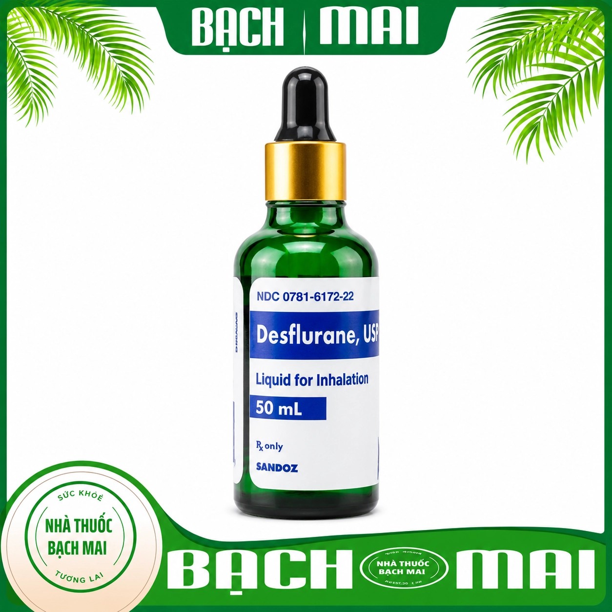 Thuốc Gây Mê Desflturanen US Nhập Khẩu Chính Hãng Tại Viện Bạch Mai (Dạng Nước)