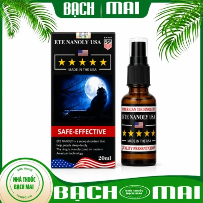 Thuốc Mê Ete Nanoly Nhập Khẩu Chính Hãng Tại Viện Bạch Mai (Dạng Xịt)